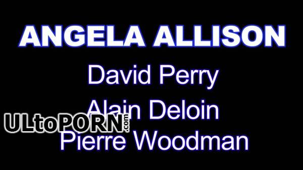 WoodmanCastingX.com: Angela Allison - Hard - Lady in black higheels DPed by 3 men [427 MB / SD / 540p] (Anal)