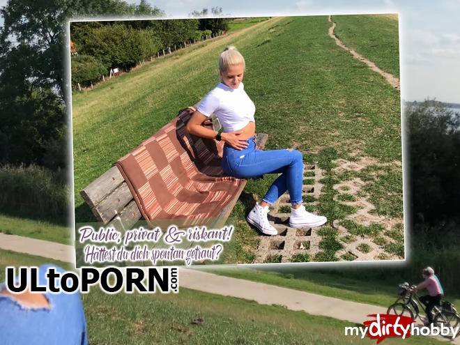 MyDirtyHobby.com: schnuggie91 - Public, private & risky! Would you have dared spontaneously? [251 MB / FullHD / 1080p] (MyDirtyHobby)
