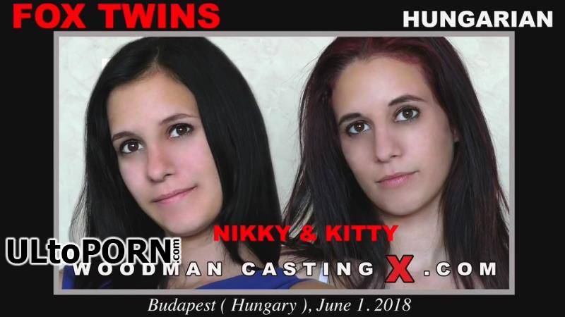 WoodmanCastingX.com: Kitty Fox, Nikky Fox - Fox Twins - Casting X 190 * Updated * [5.48 GB / FullHD / 1080p] (Threesome)