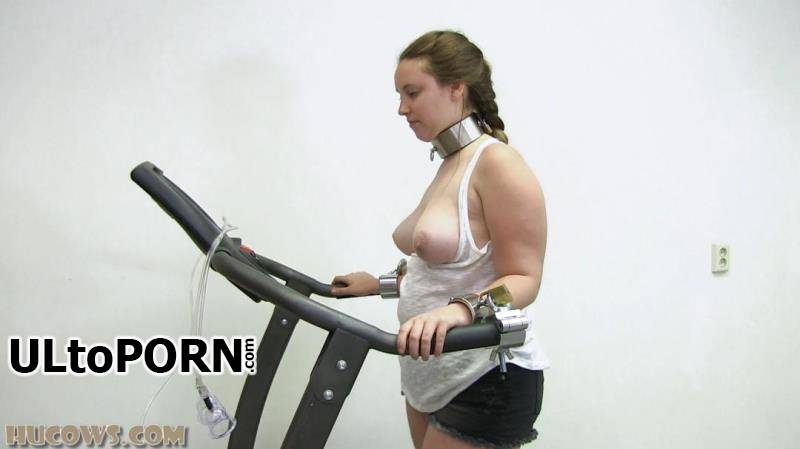 HuCows.com: Vina - Vina on the treadmill [868 MB / FullHD / 1080p] (Bondage)