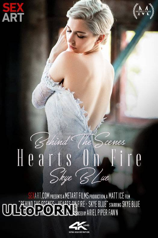 SexArt.com, MetArt.com: Skye Blue - Behind The Scenes: Skye Blue - Hearts On Fire [3.47 GB / UltraHD 4K / 2160p] (Casting)