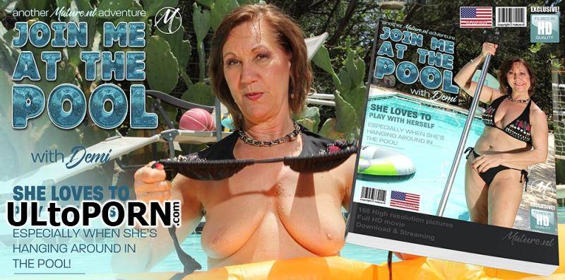 Mature.nl: Demi (60) - Naughty granny Demi playing with herself at the pool [2.46 GB / FullHD / 1080p] (Mature)