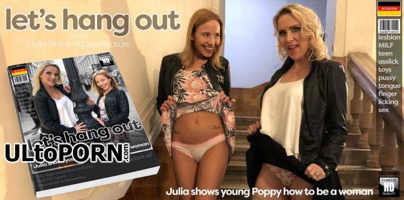 Mature.nl, Mature.eu: Julia Pink, Poppy Pleasure - Milf Julia Pink is showing young Poppy how to become a woman [1.53 GB / FullHD / 1080p] (Lesbian)