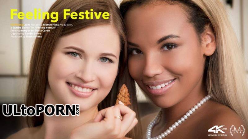 VivThomas.com, MetArt.com: Romy Indy, Stella Cardo - Feeling Festive [614 MB / HD / 720p] (Lesbian)