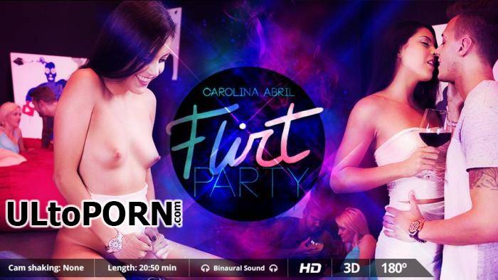 VirtualRealPorn.com: Carolina Abril - Flirt Party [4.38 GB / UltraHD 2K / 1600p] (Oculus)