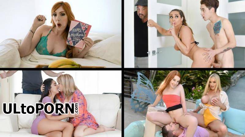 TeamSkeetSelects.com, TeamSkeet.com: Honey Blossom, Crystal Rush, Amber Chase - MILF Mother's Day Compilation [435 MB / SD / 480p] (Incest)