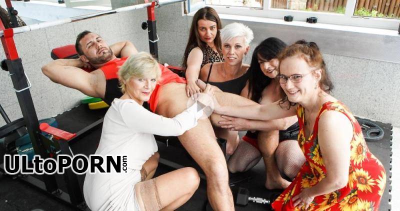 GrandMams.com, passionxxx.com: Alice Shark, Gaby, Hanna, Yvette, Irenka S - Granny gym orgy [3.09 GB / FullHD / 1080p] (Group Sex)