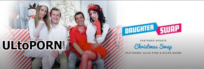 DaughterSwap.com, TeamSkeet.com: Alice Pink, Kyler Quinn - Christmas Swap [2.18 GB / HD / 720p] (Incest)