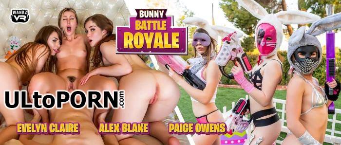 WankzVR.com: Alex Blake, Evelyn Claire, Paige Owens - Bunny Battle Royale [24.7 GB / UltraHD 4K / 3600p] (Oculus)