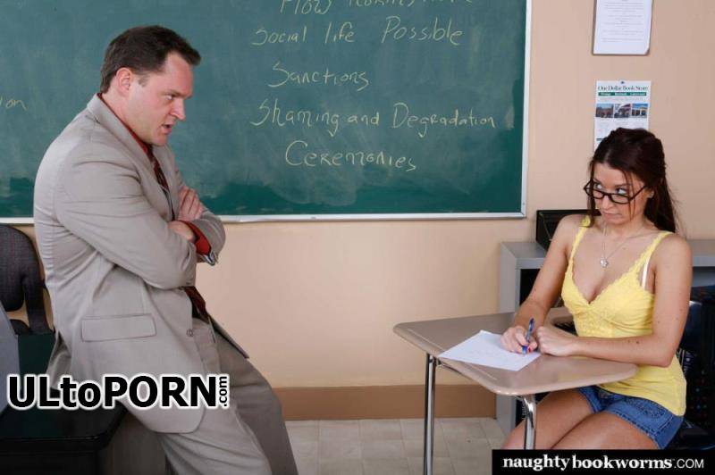 NaughtyBookWorms.com, NaughtyAmerica.com: Ann Marie Rios - Sexy Ann Marie Rios loves fucking her professor's big cock in the classroom [363 MB / SD / 480p] (Oral)