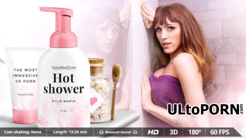 VirtualRealTrans.com: Kylie Maria - Hot shower [1.35 GB / UltraHD 2K / 1600p] (Shemale)