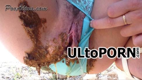 PooAlina.com: Poo Alina - Best erotic pooping in cute panties [429 MB / HD / 720p] (Scat)