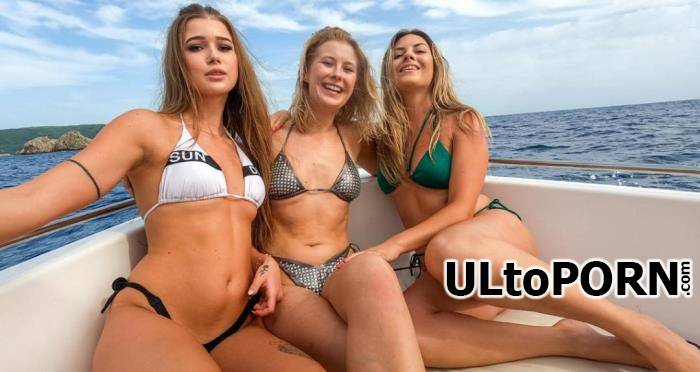 Eyla Moore, Olivia Sparkle, Rebecca Volpetti - Hot lesbian boat trip (FullHD/1080p/1.11 GB)