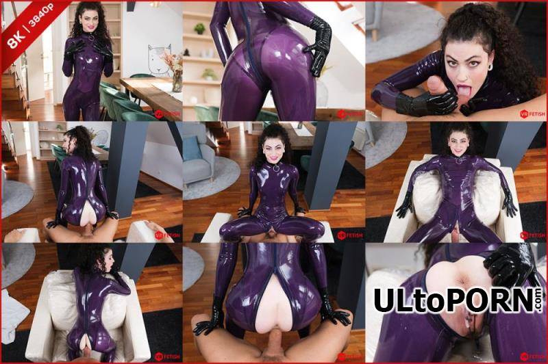 CzechVRFetish.com: Lydia Black - Sexy Babe in Violet Catsuit - Czech VR Fetish 432 [16.9 GB / UltraHD 4K / 3840p] (Oculus)