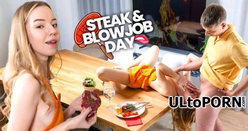 ClubSweethearts.com, AdultPrime.com: Mirka Grace, Mirka - Steak & Blowjob day [1.08 GB / FullHD / 1080p] (Teen)