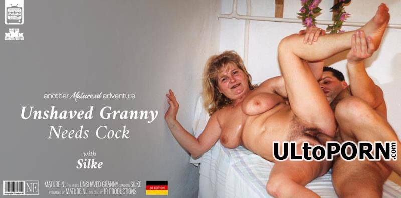 Mature.nl: Silke (56) - Big breasted granny with a unshaved pussy needed a young man to fuck her hard [438 MB / SD / 576p] (Mature)