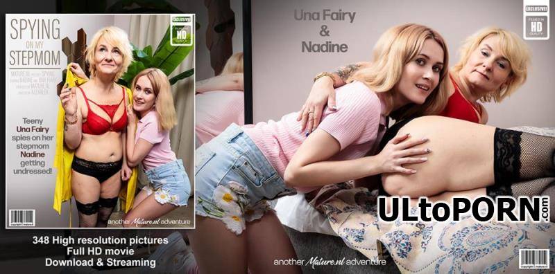Mature.nl: Nadine (48), Una Fairy (19) - Una Fairy get to lick her stepmom Nadine's wet pussy after she spied on her getting undressed [1.30 GB / FullHD / 1080p] (Lesbian)