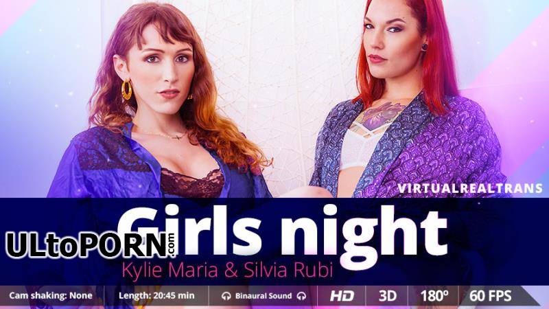 VirtualRealTrans.com: Kylie Maria, Silvia Rubi - Girls Night [628 MB / UltraHD 2K / 1440p] (Gear VR)