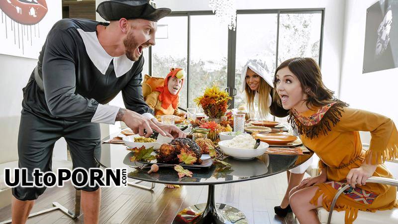 FamilyStrokes.com, TeamSkeet.com: Brooklyn Chase, Rosalyn Sphinx - Thanksgiving Snatch Stuffing [2.67 GB / FullHD / 1080p] (Incest)