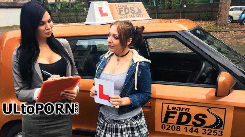 FakeDrivingSchool.com: Crystal Coxxx, Jasmine Jae - Spoiled Teen Has Her Driver's Test [697 MB / HD / 720p] (Lesbian)