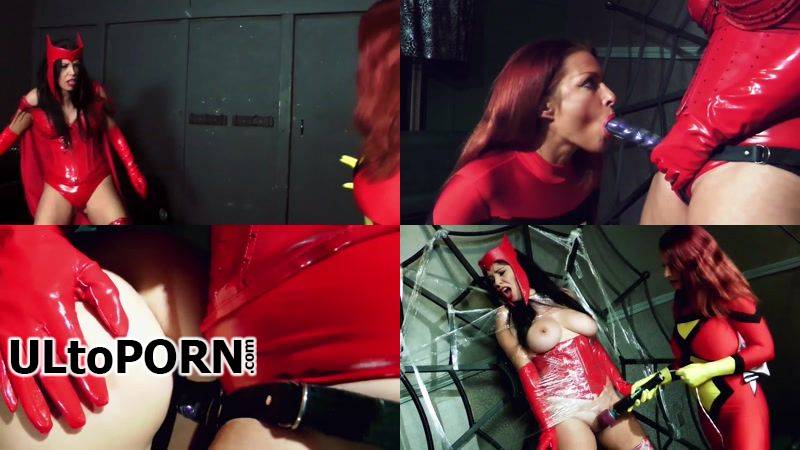 Clips4sale.com: Goldie Blair - Scarlet Witch VS Spider-Woman [378 MB / HD / 720p] (Facesitting)