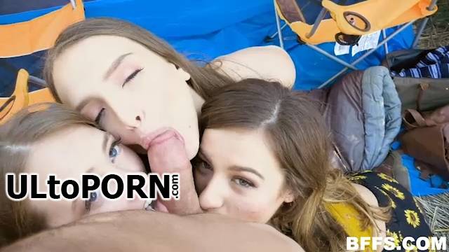 BFFS.com: Izzy Lush, Samantha Hayes, Avery Moon - Hiking With Hotties [664 MB / SD / 360p] (Foursome)