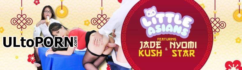 TeamSkeet.com, LittleAsians.com: Jade Kush, Nyomi Star - Asian Labia For Lunch [1.84 GB / HD / 720p] (Threesome)
