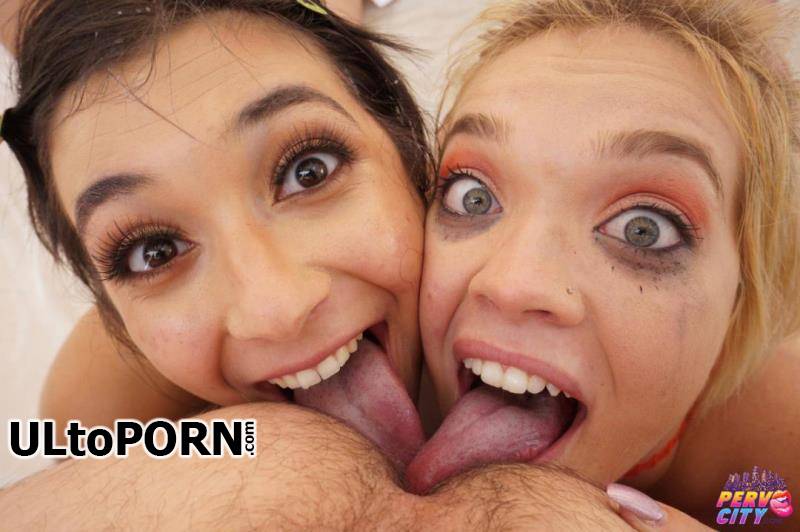 OralOverdose.com, PervCity.com: Brooklyn Gray, Katie Kush - Dumpster Slut Duo [2.45 GB / FullHD / 1080p] (Threesome)