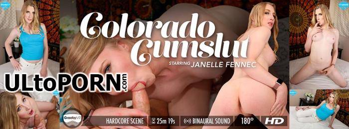 GroobyVR.com: Janelle Fennec - Colorado Cumslut [4.33 GB / UltraHD 2K / 1920p] (Oculus)