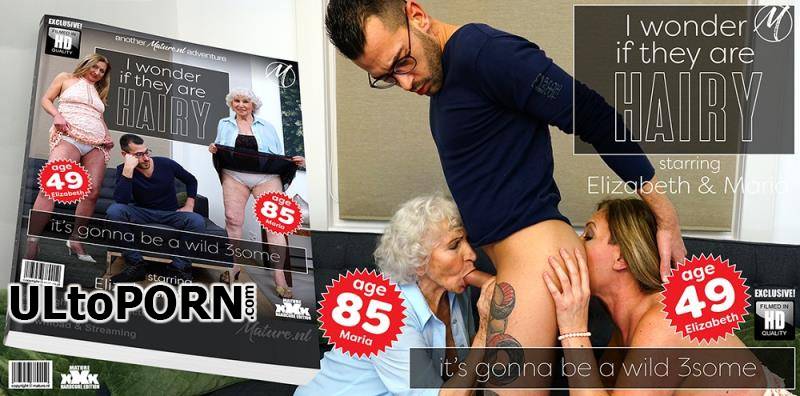 Mature.nl: Elizabeth (49), Maria (85) - A hairy granny threesome goes extremely wild [2.24 GB / FullHD / 1080p] (Threesome)