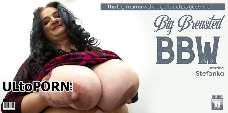 Mature.nl: Stefanka C. (42) - Huge breasted mature BBW Stefanka loves to play with her dildo [1.28 GB / FullHD / 1080p] (Mature)