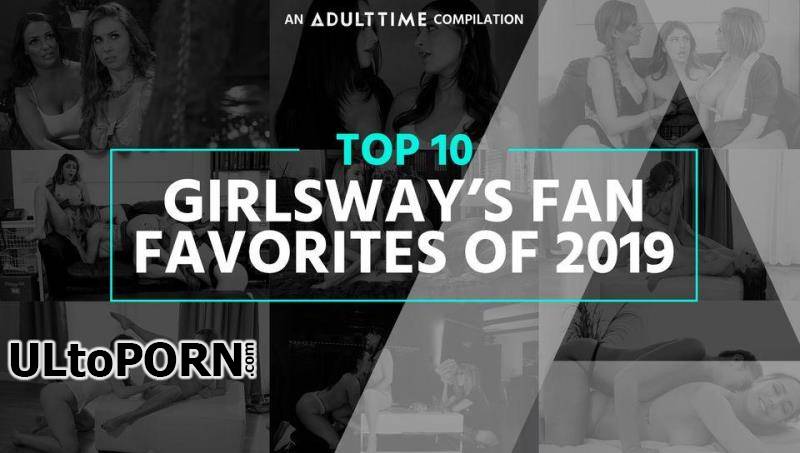 AdultTime.com: Angela White, Kristen Scott, Whitney Wright, Emma Hix, Emily Willis, Kendra Spade, Jane Wilde, Lauren Phillips, Dee Williams - Top 10 - Girlsway's Fan Favorites Of 2019 [741 MB / FullHD / 1080p] (Strapon)