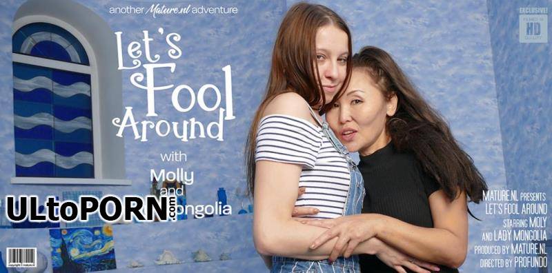 Mature.nl: Lady Mongolia (51), Molly (24) - These old and young lesbians love to fool around and much more [513 MB / SD / 540p] (Lesbian)