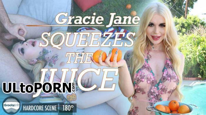GroobyVR.com: Gracie Jane - Gracie Squeezes The Juice! [5.35 GB / UltraHD 2K / 1920p] (Shemale)
