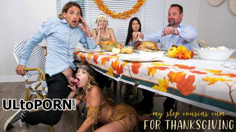 MyFamilyPies.com, Nubiles-Porn.com: Jessie Saint, Katie Kush - My Step Cousins Cum For Thanksgiving [180 MB / SD / 360p] (Incest)