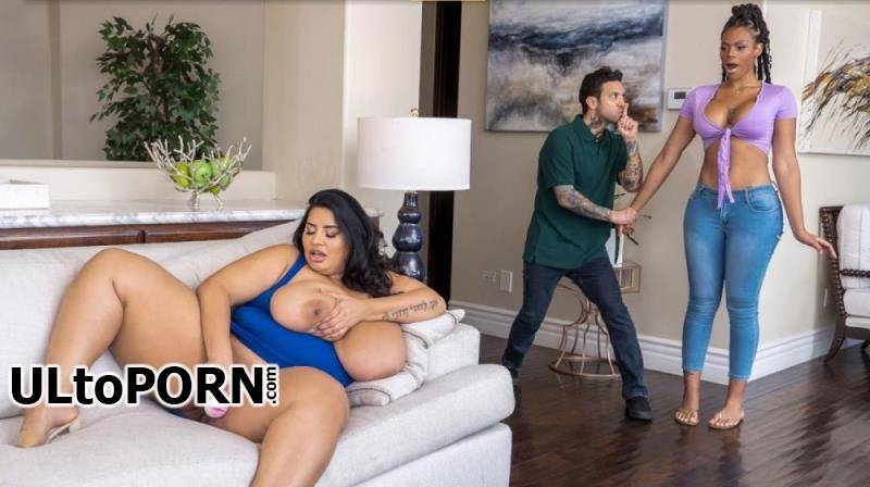 HotAndMean.com, Brazzers.com: Sofia Rose, Halle Hayes - Two Pussies Are Better Than One: Part 1 [197 MB / SD / 480p] (Interracial)
