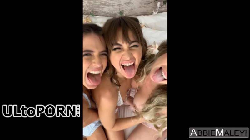 AbbieMaley.com: Morgan, Riley Reid, Abbie Maley - Fairies Who Want To Fuck [179 MB / SD / 480p] (Threesome)