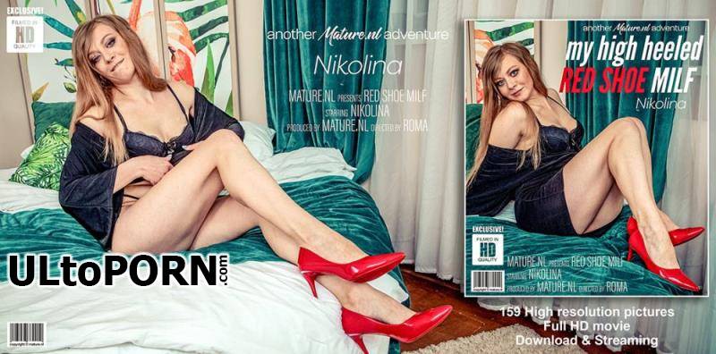 Mature.nl: Nikolina (42) - MILF Nikita shows off her red high heels shoes and a whole lot more [650 MB / HD / 1066p] (Mature)