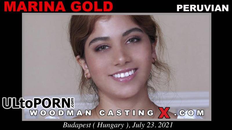 WoodmanCastingX.com: Marina Gold - Casting with Teen *UPDATED* [1.34 GB / SD / 480p] (Pissing)