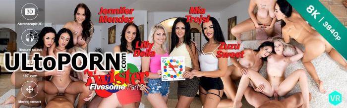 CzechVR.com: Jennifer Mendez, Lilly Bella, Mia Trejsi, Zuzu Sweet - Twister Fivesome: Part 2 - Czech VR 442 [11.7 GB / UltraHD 2K / 1920p] (Oculus)