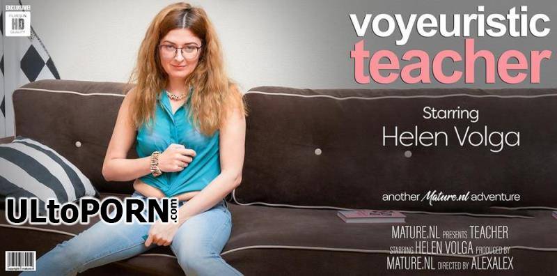 Mature.nl: Helen Volga (46) - Voyeuristic teacher plays with her hairy pussy [705 MB / FullHD / 1080p] (Mature)