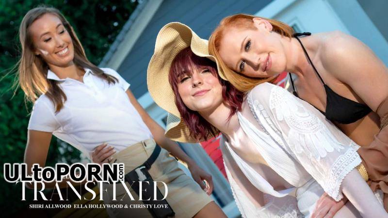 Transfixed.com, AdultTime.com: Ella Hollywood, Shiri Allwood, Christy Love - Treating Ourselves [2.29 GB / FullHD / 1080p] (Shemale)