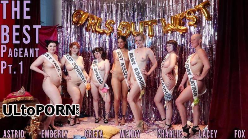 GirlsOutWest.com: Astrid, Emberly, Greta, Wendy, Charlie, Lacey, Fox - The Best Xmas Orgy - Part 1 [1.96 GB / FullHD / 1080p] (Lesbian)