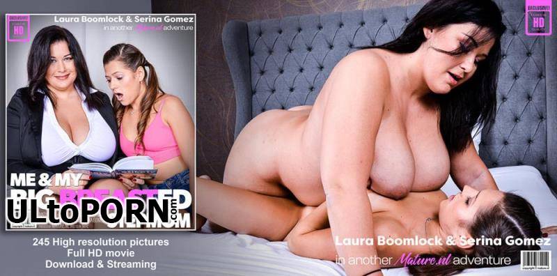 Mature.nl, Mature.eu: Laura Boomlock, Serina Gomez - Big breasted curvy mom fooling around with her hot stepdaughter [913 MB / FullHD / 1080p] (Lesbian)