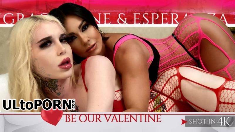 TransAtPlay.com, Trans500.com: Gracie Jane, Esperanza Gomez - Be Our Valentine - tap365 [2.93 GB / FullHD / 1080p] (Shemale)