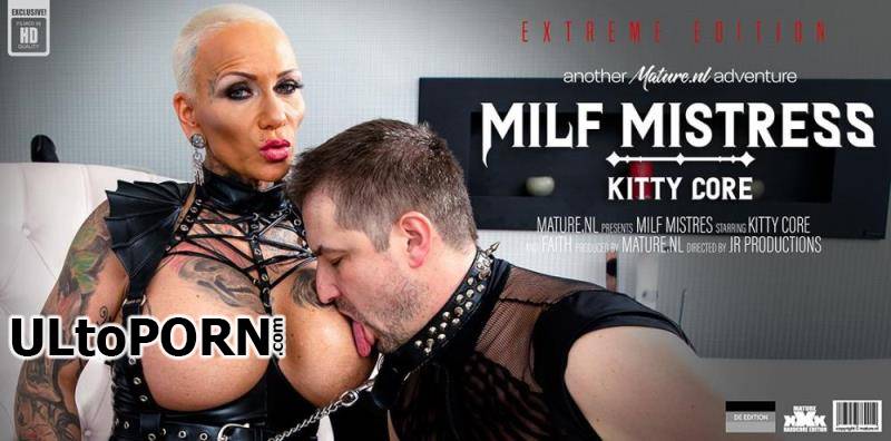 Mature.nl: Faith, Kitty Core - MILF Mistress Kitty Core depraves her male slave any way she can [1.50 GB / FullHD / 1080p] (Pissing)