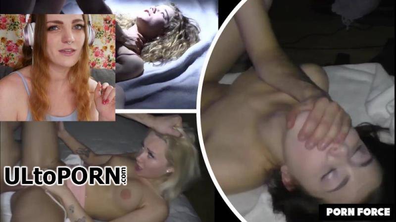 PornForce.com: Emily Mayers, Marilyn Sugar, Sabrina Spice - Carly Rae Summers Reacts To Bleached Raw - Hot Teens Rough Sex Compilation [418 MB / SD / 480p] (Teen)