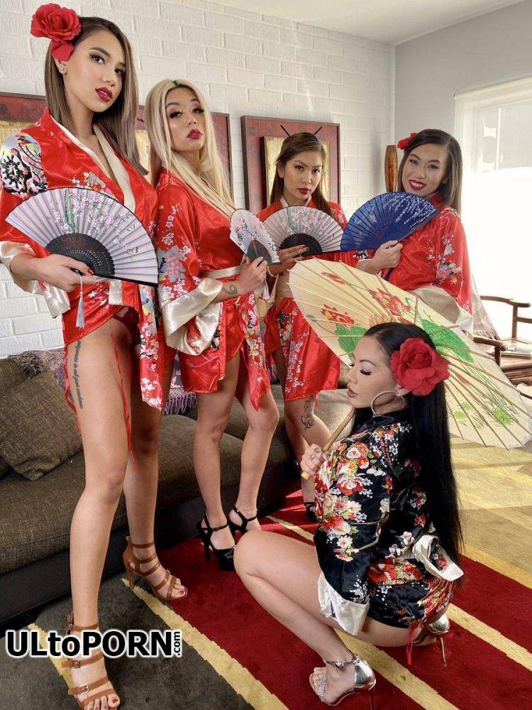 SLR: Kimmy Kimm, Morgan Lee, Kimora Quin, Gia Dibella, Yumi Sin - Asian Delight: Imperial Concubines - Harem Orgy with 5 Asian Pornstars [13.8 GB / UltraHD 2K / 1440p] (Smartphone)