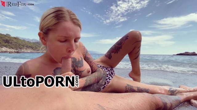 Pornhub.com, Real Red Fox: Blonde Deep Sucking And Had Cowgirl Sex On The Beach - Cumshot [195 MB / FullHD / 1080p] (Amateur)