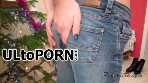 PooAlina.com: Poo Alina - Alina crapped in jeans [310 MB / HD / 720p] (Scat)